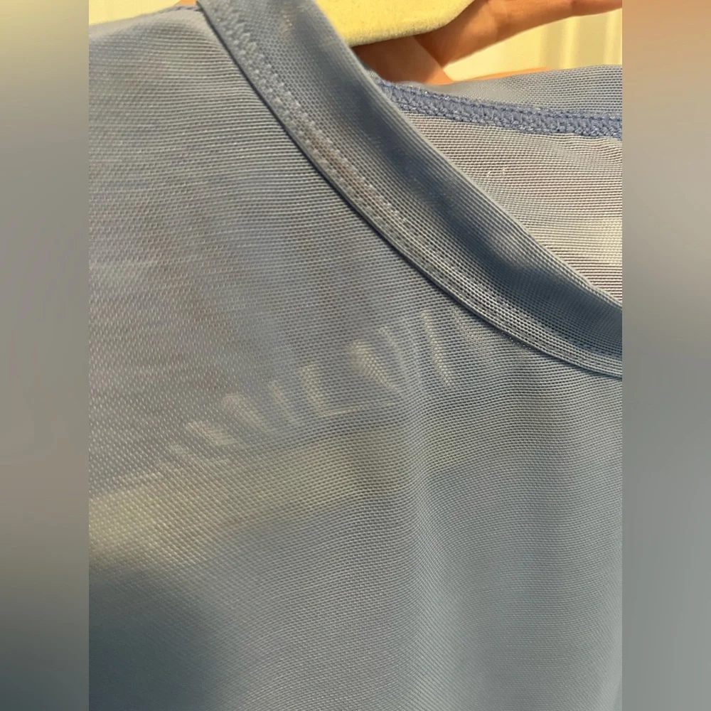 Jo+Jax Jenna Fairfax Crop Top Iris Blue Large – Dance Activewear Sleeveless NWT - Picture 10 of 10